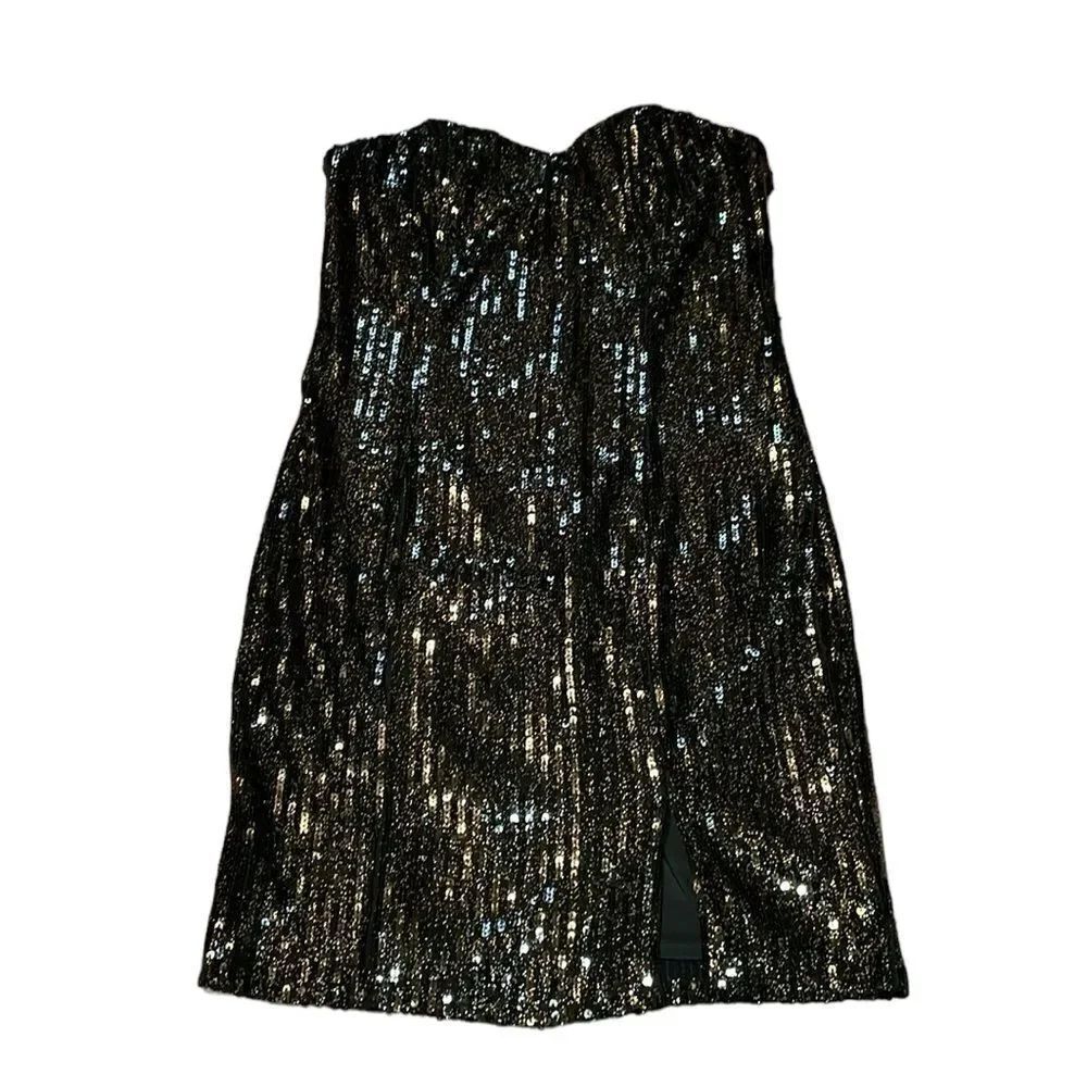 Charlotte Russe Y2K Black Sequin Dress, Large